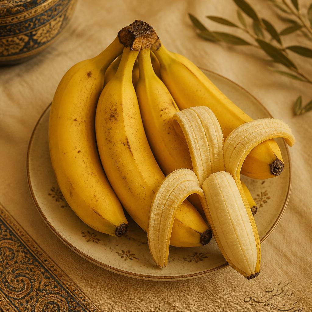 Banana — what the fresh fruit looks like, for identification