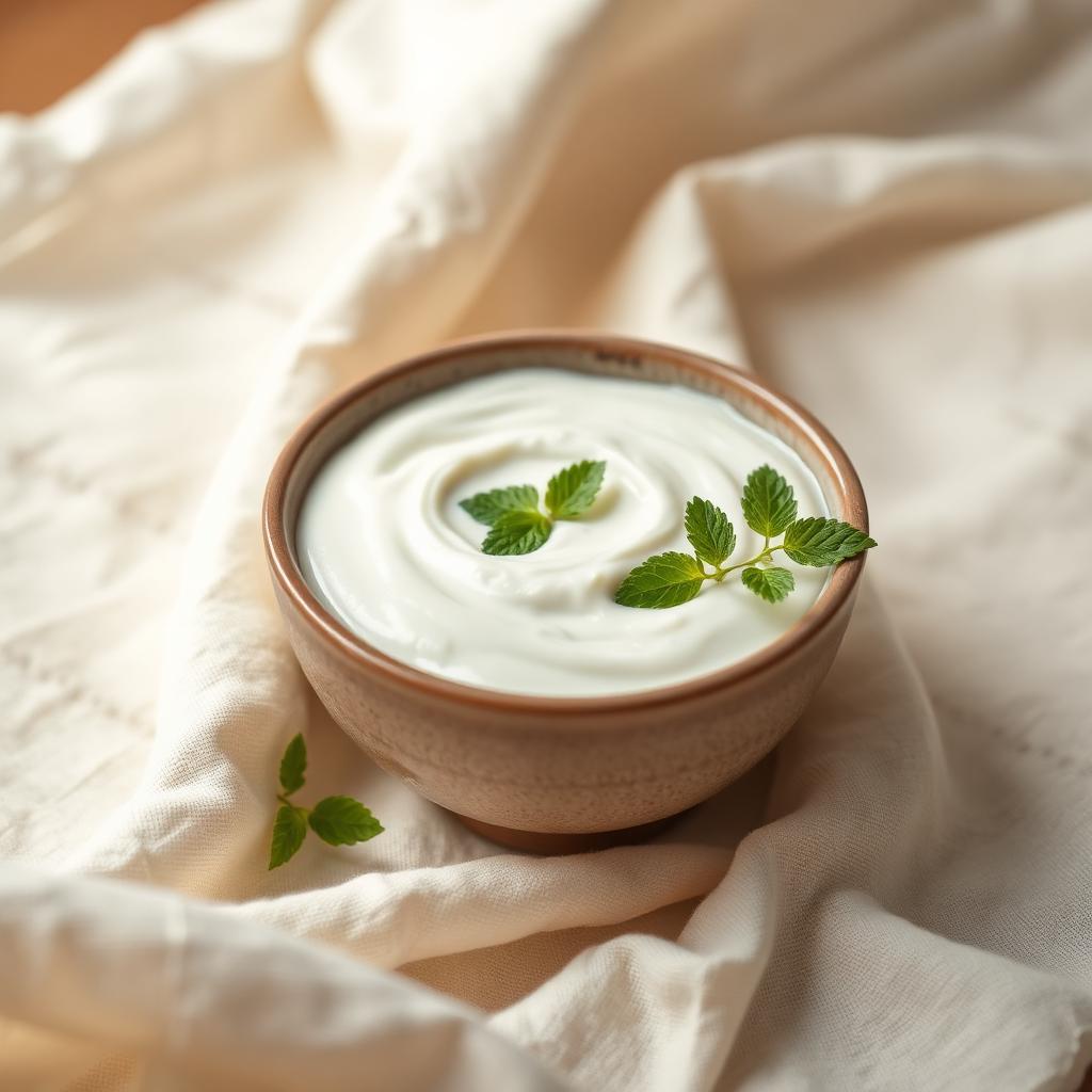 Yogurt — what the ingredient looks like, for identification