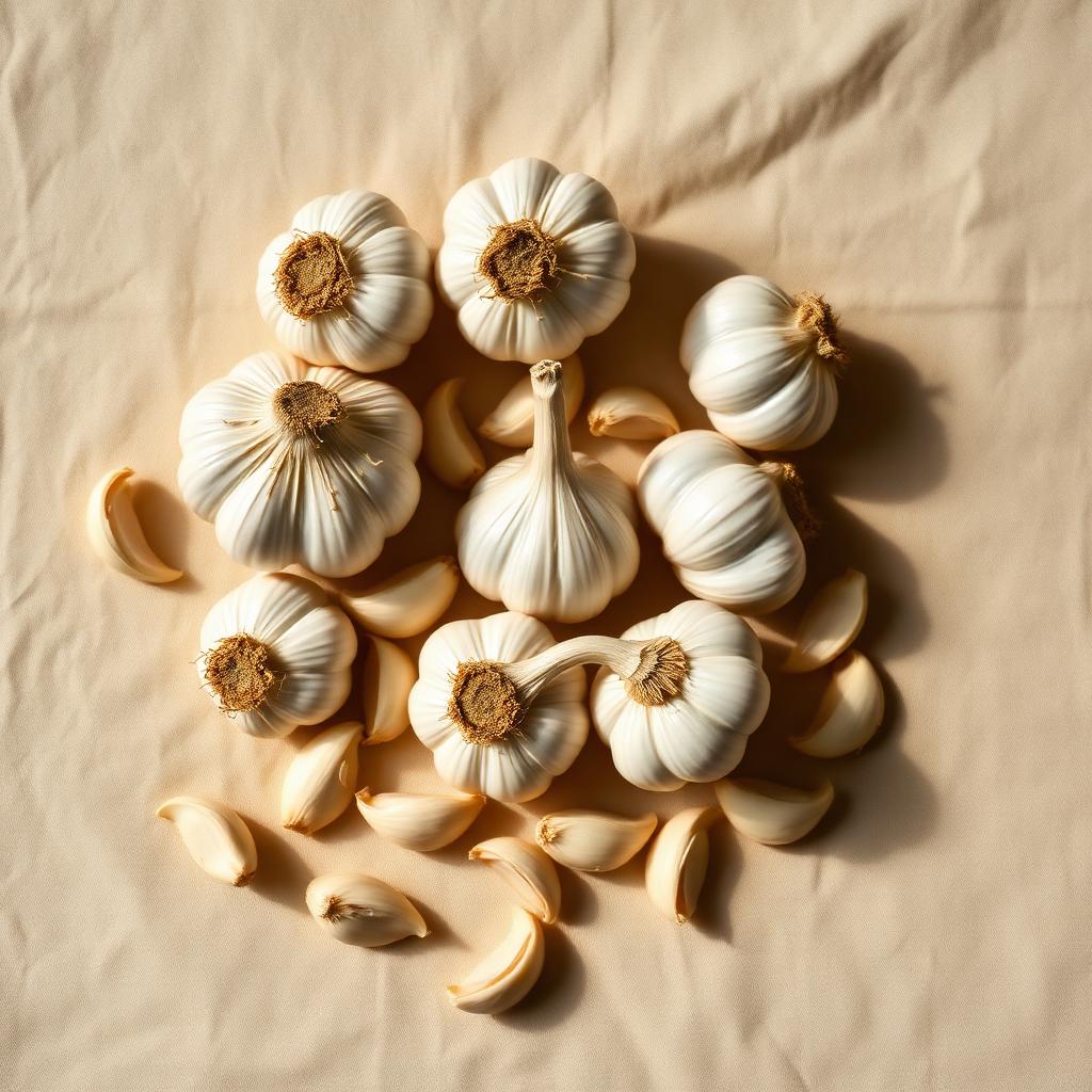 Garlic — what the herb looks like, for identification